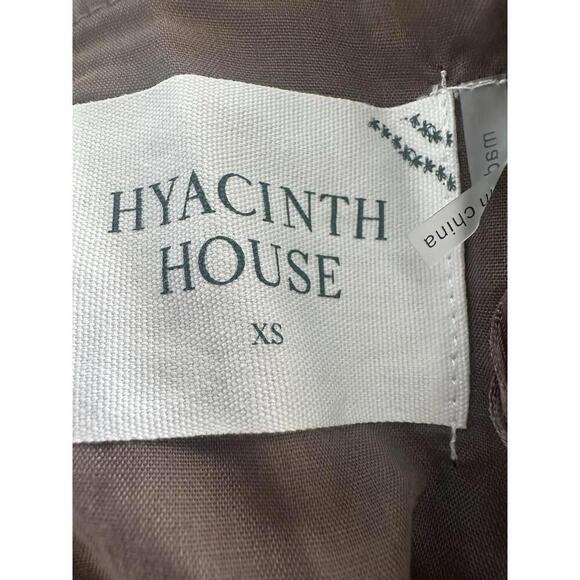 Tuckernuck Hyacinth House Brown Becca Bell-Sleeved Mini Dress NWT Extra Small XS - Picture 6 of 6